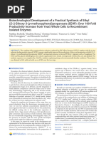 Biotechnological Development of A Practical Synthesis of Ethyl