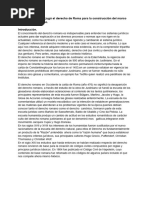 Ensayo - Papel Que Jugó El Derecho de Roma para La Construcción Del Marco Normativo Mexicano