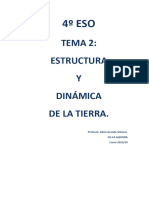 Tema 2 Estructura Dinámica de La Tierra Alumnos