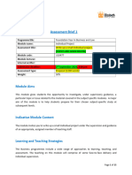 Assessment Brief 1 - Individual Project