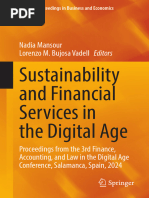 Sustainability and Financial Services in The Digital Age: Nadia Mansour Lorenzo M. Bujosa Vadell