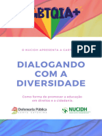 Cartilha Dialogando Com A Diversidade.