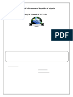 Study and realization of internal and external cathodic - Water Tank