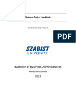 Business Project Handbook