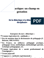 I Didactique&Didactique Disciplinaire