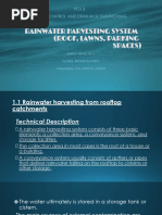 GROUP 2 RAINWATER HARVESTING SYSTEM Roof Lawns Parking Spaces 1