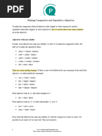 Comparative and Superlative Form