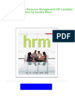 (Ebook PDF) Human Resource Management 4th Canadian Edition by Sandra Steen All Chapter Instant Download