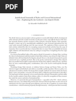 Jurisdictional Immunity of States and General International Law - Explaining The Jus Gestionis v. Jus Imperii Divide