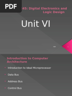 DELD - Unit 6 (Introduction To Computer Architecture)