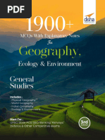 1900 MCQs With Explanatory Notes For Geography Disha