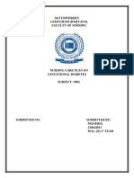 NCP OBG Gestational Diabetes