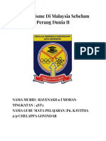 Nasionalisme Di Malaysia Sebelum Perang Dunia II