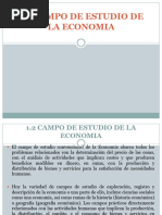 1.2 Campo, Metodo de Estudio, Pensamiento, Problema y División