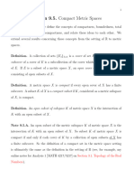 Lecture Notes Compact Metric Systems