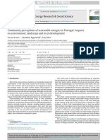 Community Perceptions of Renewable Energies in Portugal - Impacts On Environment, Landscape and Local Development