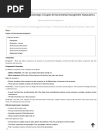 Notes Class 10 Science & Technology 2 Chapter 4 Environmental Management Maharashtra Board