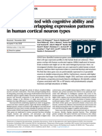 Genes Associated With Cognitive Ability and HAR Show Overlapping Expression Patterns in Human Cortical Neuron Types