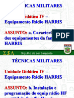 TEc MIL 4. Equipamento Rádio HARRIS Falcon II