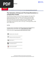 The Semiotics of Emoji and The Emoji Revolution A Comparative Review