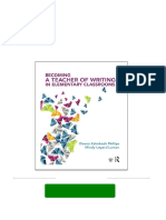 Becoming A Teacher of Writing in Elementary Classrooms - Ebook PDF Version