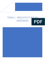 Tema 1. Arquitectura de Ordenadores