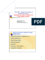 Lecture 8 Evaluating The Seimic Coefficient For Stability Analysis