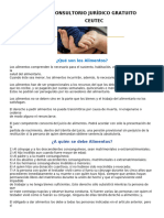 Qué Comprende Los Alimentos y Qué Se Necesita para Solicitarlos Judicialmente.