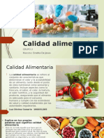 Calidad Alimentaria