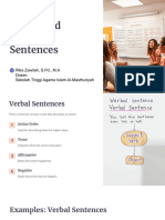 Verbal and Nominal Sentences Englis