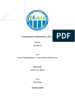 Semana 1 Etica Profesional y Sus Caracteristicas