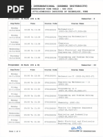 B.Tech (CS & E) - Timetable