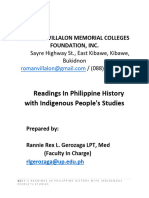 GE-2 Readings in Philippine History With Indigenous People's Studies