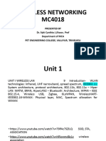 Wireless Networking MC4018