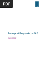 SAP Transport Requests