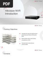 Hikvision NVR Introduction