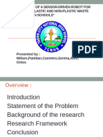 Development of A Sensor Driven Robot For Sustainable