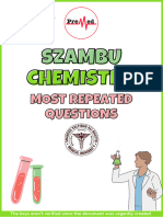 Szambu Chemistry Most Repeated MCQs by PreMed - PK