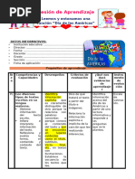 1° Sesión Día 4 PL Leemos y Entonamos Una Canción Día de Las Américas Experiencia 2 Semana 2