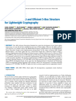 SHC 8-Bit Compact and Efficient S-Box Structure For Lightweight Cryptography