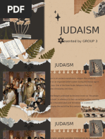 Judaism g3 Report