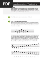 Musical Notation - The Basics: Lesson 1