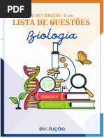 Lista de Biologia - A1 Do 3º Trimestre - 9º Ano