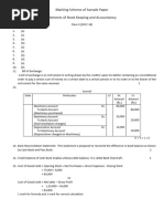 CBSE Class 10 Elements of Book Keeping and Accountancy (MS) Sample Question Paper 2017-2018