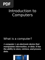 Introduction To Computers