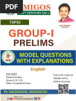 TSPSC Group-1 Prelims English Medium Model Papers