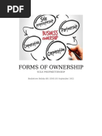 Forms of Ownership