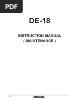 DE18 Instruction Manual (Maintenance)