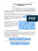 Sintesis y Reactividad de Compuestos Aroma Ti Cos