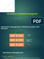 L2 - Introduction To Operations Management